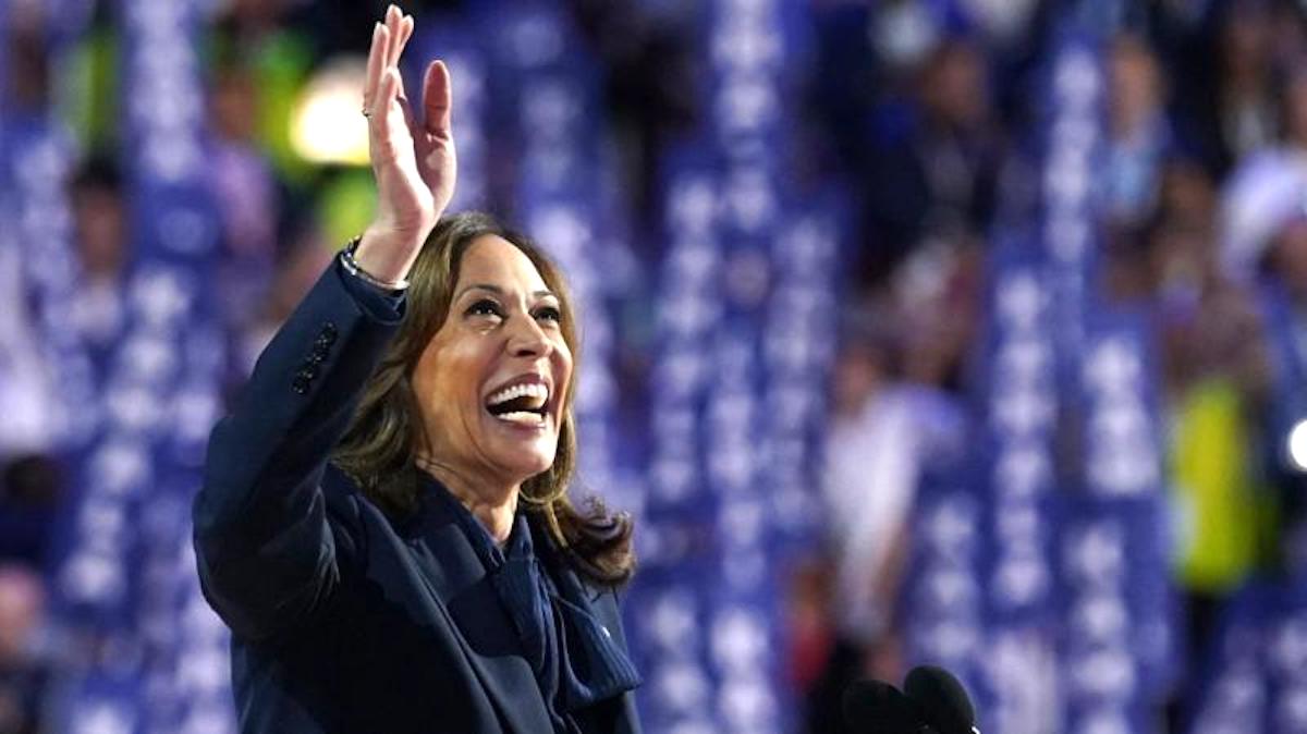 Kamala Harris, en Convención Demócrata.