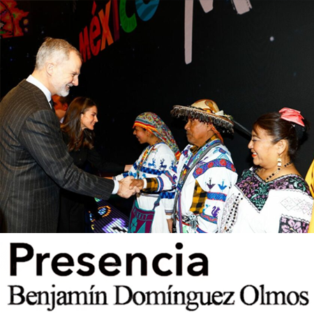 Los reyes de España visitan stand de México en la FITUR 26